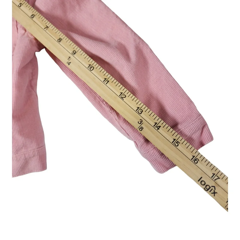 OshKosh Bgosh Toddler Girls Pink Corduroy Jacket Faux Shearling Collar 3T‎